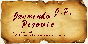 Jasminko Pijović vizit kartica